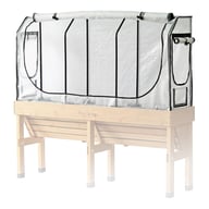 Wall Hugger Greenhouse Frame and Multi-Cover Set 1.8m - image 3