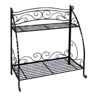 Folding Plant Stand 2 Shelf - image 2