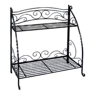 Folding Plant Stand 2 Shelf - image 2