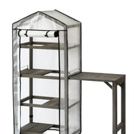 Nursery Greenhouse 4 Tier - Grey Wash - image 4