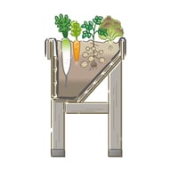 VegTrug Wall Hugger 1m - Grey Wash - image 2