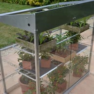 2x4 Access Aluminium Midi Greenhouse Back