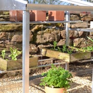 2x6 Access Aluminium Mini Greenhouse Folding Shelving