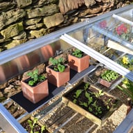 2x6 Access Aluminium Mini Greenhouse Sliding Lid