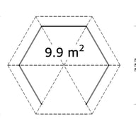 Palmako Betty 3x4m Octagonal Wooden Pavillion Dimensions