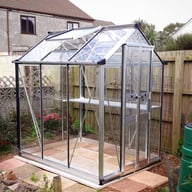 4x6 Eden Birdlip Greenhouse Toughened Glass