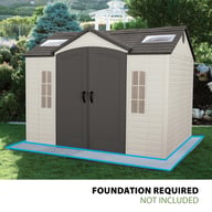 Lifetime 10x8 Plastic Shed Features Icons