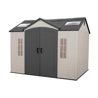 Lifetime 10x8 Plastic Shed Front View