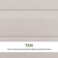 Lifetime 7x7 Plastic Shed Colour Swatch Tan