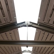 Lifetime 7x7 Plastic Shed Interior Roof Skylights