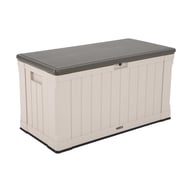 Lifetime 439 Litre Plastic Outdoor Storage Box Desert Sand Product View