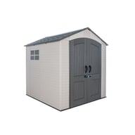 Lifetime 7x7 Plastic Shed Front View