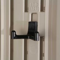 Lifetime 17.5x8 Plastic Shed Door Hinge Detail