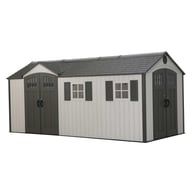 Lifetime 17.5x8 Plastic Shed Front View