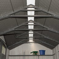 Lifetime 17.5x8 Plastic Shed Interior Roof Structure