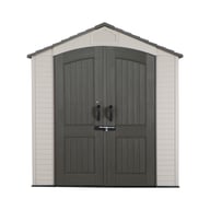 Lifetime 7x9.5 Plastic Shed Front Doors Closed