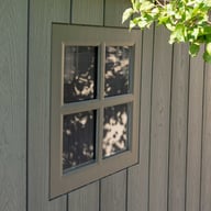 Lifetime 8x12.5 Plastic Shed Door Handle Detail