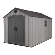 Lifetime 8x12.5 Plastic Shed Front View