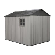 Lifetime 7x9.5 Plastic Shed Front Angle