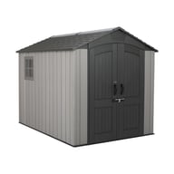 Lifetime 7x9.5 Plastic Shed Front View
