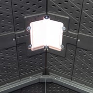 Lifetime 8x17.5 Plastic Shed Ceiling Light Detail