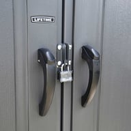 Lifetime 8x17.5 Plastic Shed Door Handle Detail