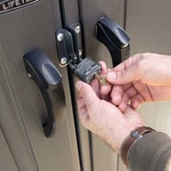 Lifetime 8x17.5 Plastic Shed Door Lock Hand
