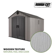 Lifetime 8x17.5 Plastic Shed Feature Icons