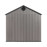 Lifetime 8x17.5 Plastic Shed Front Angle