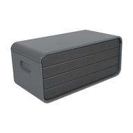Lifetime 515 Litre Plastic Outdoor Storage Box Storm Dust Front View