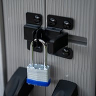 Lifetime Utility Plastic Storage Shed Door Handles Detail