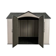 Lifetime 10x8 Plastic Shed Front Angle Two