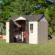 Lifetime 10x8 Plastic Shed Garden With Table