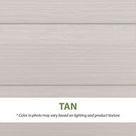 Lifetime 8x15 Plastic Shed Colour Swatch Tan