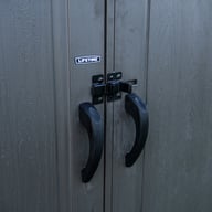 Lifetime 8x15 Plastic Shed Door Handle Detail
