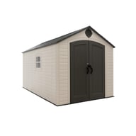 Lifetime 8x15 Plastic Shed Front View