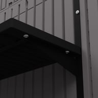 Lifetime 30x10 Shelf Accessory Bracket Closeup