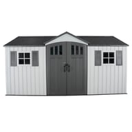 Lifetime 15x8 Plastic Shed Front Doors Closed