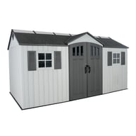 Lifetime 15x8 Plastic Shed Front View