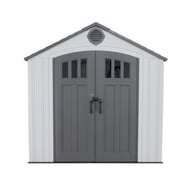 Lifetime 15x8 Plastic Shed Front Doors Closed