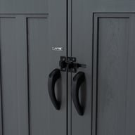 Lifetime 20x8 Plastic Shed Door Handle Closeup