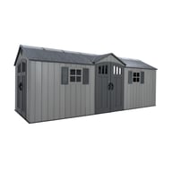 Lifetime 20x8 Plastic Shed Front View Two