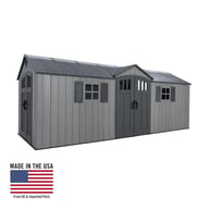 Lifetime 20x8 Plastic Shed Front View