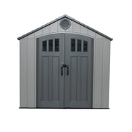 Lifetime 20x8 Plastic Shed Front Window Angle