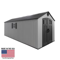 Lifetime 8x20 Plastic Shed Front View