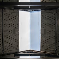 Lifetime 8x20 Plastic Shed Interior Doorway