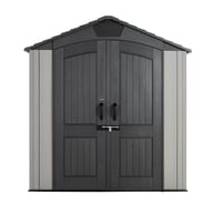Lifetime 7x14 Plastic Shed Front Doors View