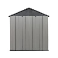 Lifetime 16.5x7 Side Entry Plastic Shed Gable End Render