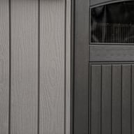 Lifetime 18.5x7 Side Entry Plastic Shed Side Window Detail