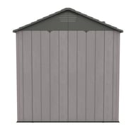 Lifetime 18.5x7 Side Entry Plastic Shed Gable End Render